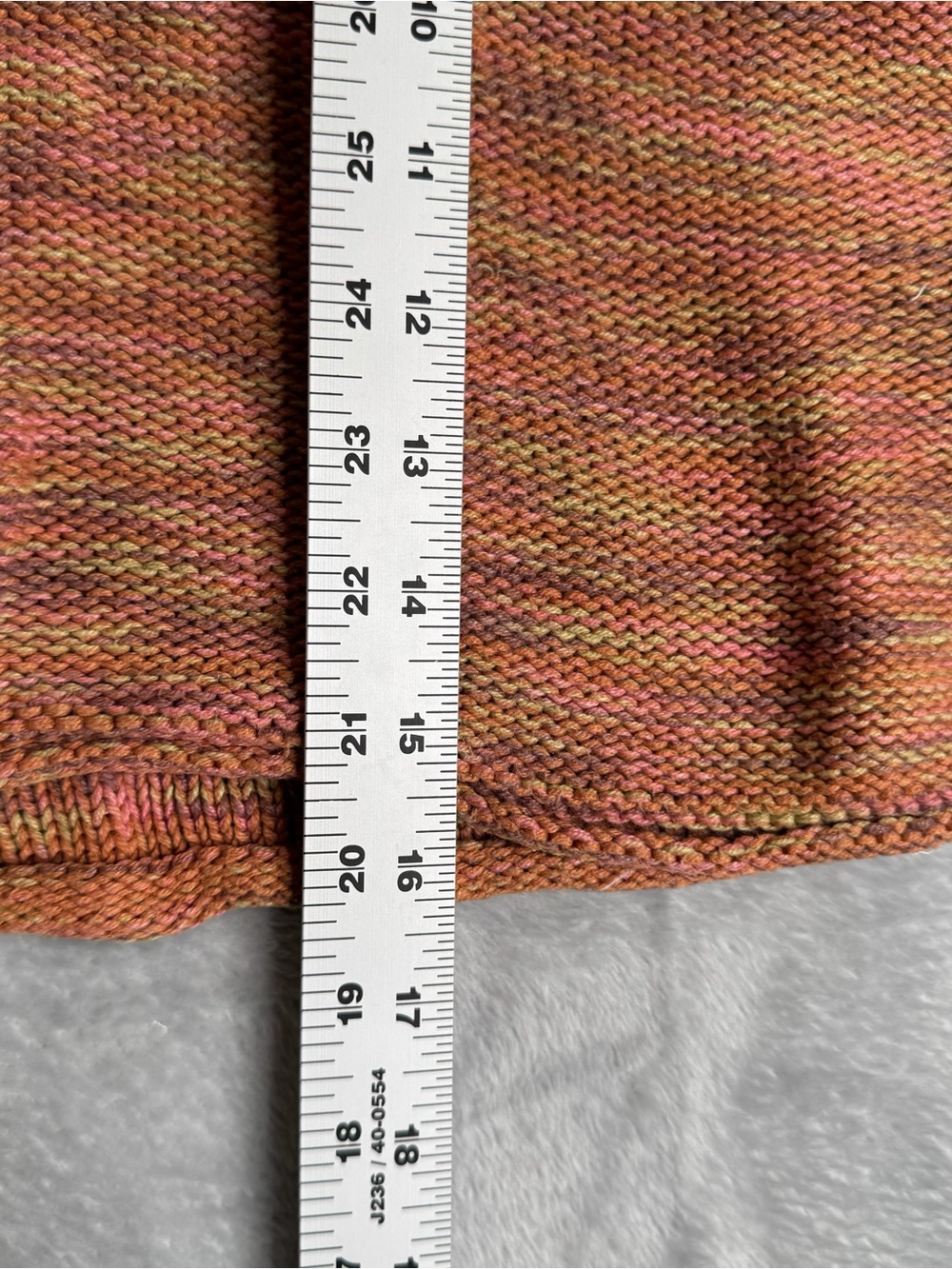 Urban Outfitters Top Womens S Orange Sweater Vest Knit Cropped Boho Granola - Picture 4 of 9